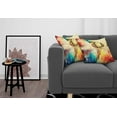 thumbnail image 3 of Ambesonne Colorful Throw Pillow Cover 2 Pack, Vintage Grunge Parrot, 18", Multicolor, 3 of 7