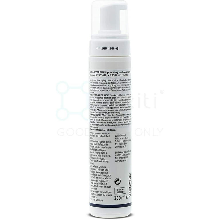 Upholstery & Alcantara Cleaner (206141) by Sonax XTREME with Hand