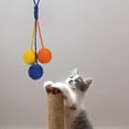 thumbnail image 3 of STARTIST Cat Toy Balls er Teaser Interactive Pet for Indoor Cats Training Tool Orange Yellow, 3 of 8