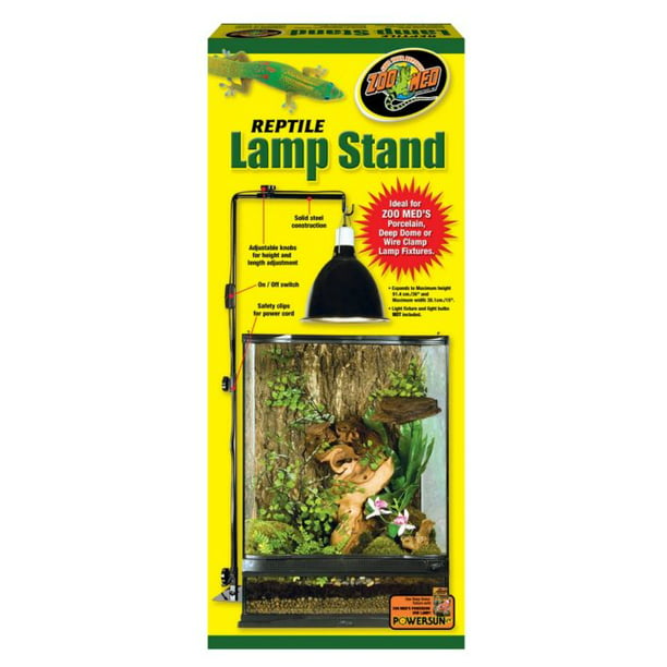 thee troosten Lach Zoo Med Laboratories Reptile Lamp Stand 15 X 38 Inch - Walmart.com