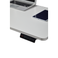 thumbnail image 6 of 55" K304 Electric Height Adjustable Standing Desk, White, 6 of 7