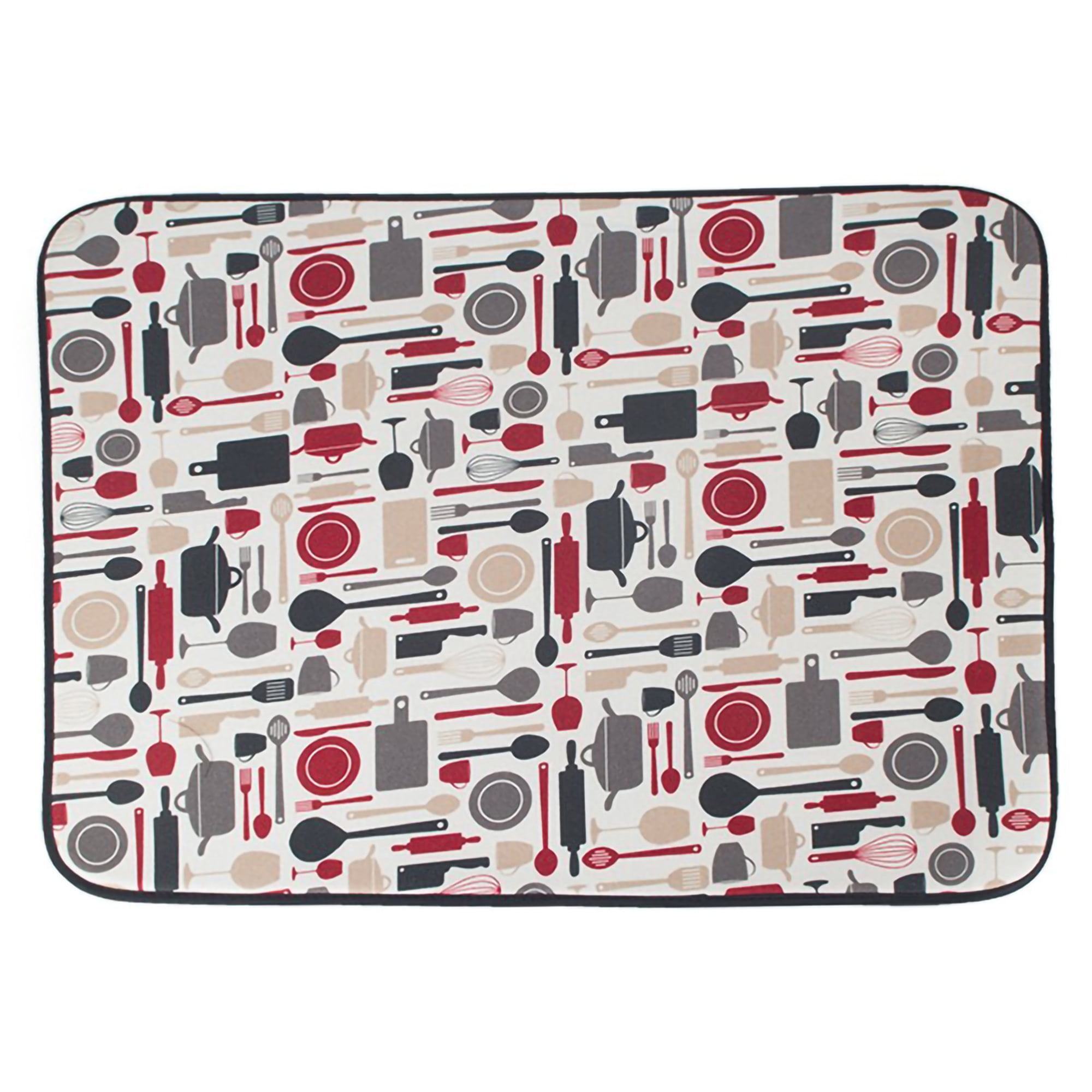 NK 24'' x 18'' Extra Large Household Silicone Dish Drying Mat Kitchen