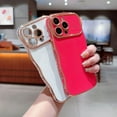 thumbnail image 6 of for iPhone 15 Pro Max Case for Women Girls, Cute Wave Frame Curly Shape with Love Heart Raised Camera Protection Cover Luxury Plating Shockproof Phone Case for iPhone 15 Pro Max (White), 6 of 17