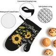 thumbnail image 4 of Sunflower 4pcs Oven Mitts and Pot Holders Sets,You are My Sunshine Heat Resistant Kitchen Oven Glove Potholder Hot Pads for Cooking BBQ Baking Grilling, 4 of 6