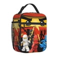 thumbnail image 2 of Ninjago Portable Lunch Bag, Insulated Lunch Box Reusable Lunch Totes Bag For Camping Hiking Travel Picnic, 2 of 8