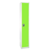 AdirOffice ALHI629201GRN Steel Storage Locker, 1 Compartment, 12 x 12 x 72 in., Green