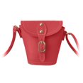 thumbnail image 1 of Children Kids Handbag PU Girl Shoulder Messenger Crossbody Bucket Purse/Red, 1 of 7