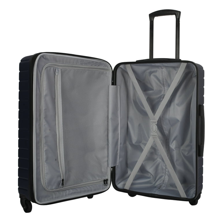 PROVOKE/プロヴォーク】 OVERALLネイビー　美品 Free Shipping! Protege 20-inch Hardside Upright Luggage Blue Cove