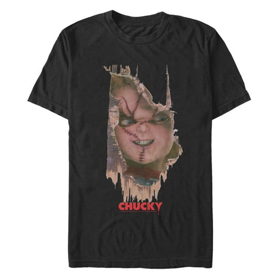 Men's Chucky Broken Door Doll Graphic T-Shirt