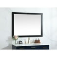thumbnail image 3 of Elegant Decor Aqua Vanity Mirror 48X36 Inch In Black, 3 of 9