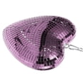 thumbnail image 3 of Disco Ball, Heart Shaped Disco Balls Mirror Reflective Hanging Disco Ball Retro Reflective Ball Lights For Valentines Day Table, Desk, Room, Home, Bar, Random Color, 3 of 8