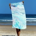 thumbnail image 6 of Xuniizn Bath Towel and Wash Cloths Set: 1* Beach Towel, polyester, Highly Absorbent & Fade Resistant, 6 of 7