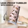 thumbnail image 5 of 20OZ Dog Print Gift Tumbler with Handle Double Wall Vacuum Cup Ideal Dog Lover Gifts Unique Birthday Christmas Presents for Women Men Durable and Suitable for Daily Use, 5 of 6