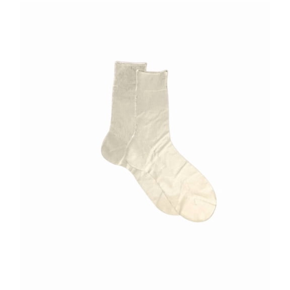 Wovilon Metallic Silk Sock Soft Ribbed Socks Elegant Style For Daily Wear Or Outdoor