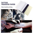 thumbnail image 5 of Papel de transferencia de tatuajes A4, papel de transferencia térmica para plantillas de tatuajes, papel de calco reutilizable para tatuajes, 5 of 5