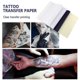 thumbnail image 5 of Papel de transferencia de tatuajes A4, papel de transferencia térmica para plantillas de tatuajes, papel de calco reutilizable para tatuajes, 5 of 5