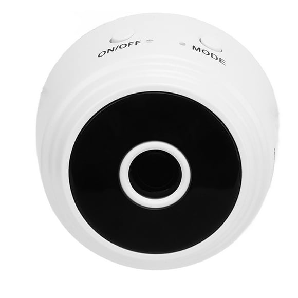 Mini cámara WiFi Bling Bling 1080P HD con aplicación de control remoto visión nocturna cámara espía oculta para seguridad del hogar color blanco