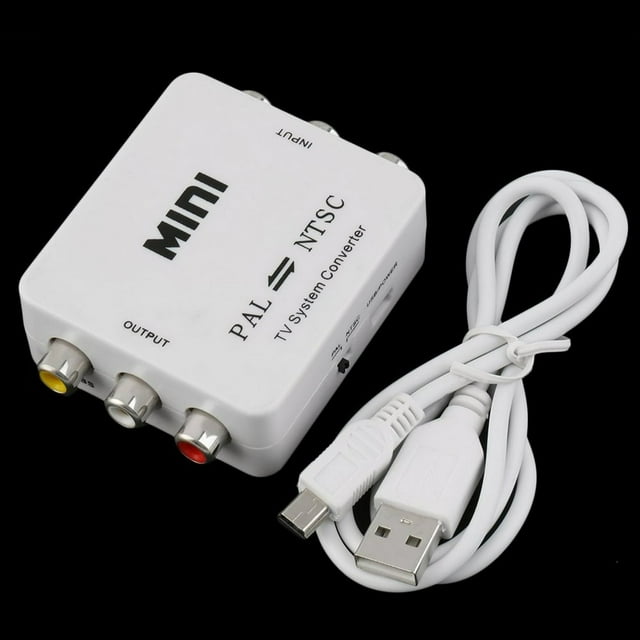 PAL NTSC To NTSC PAL TV Video System Converter Switcher Adapter Male-Female Unshielded Application IN Multimedia