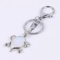 thumbnail image 1 of Crystal Stone Turtle Pendant Car Keychains for Ladies Men Bag Keyrings Buckle, 1 of 6