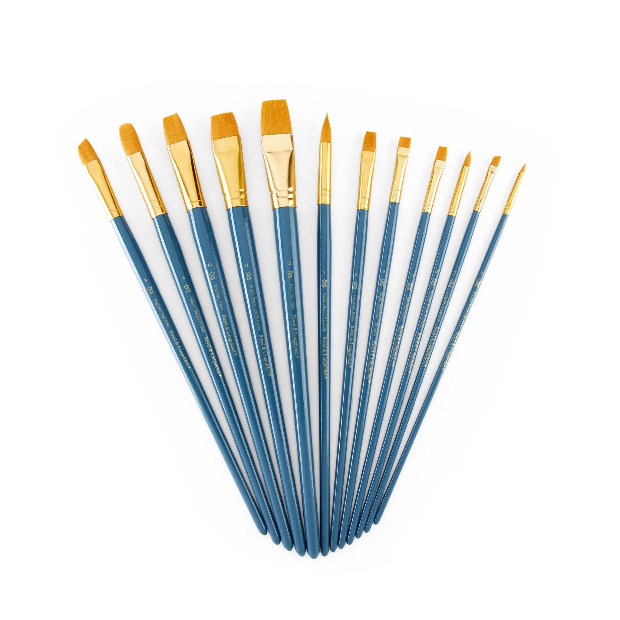 RSET-9313 | 12pc LONG HANDLE GOLD TAKLON