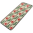 thumbnail image 6 of Coolnut Kitchen Rugs,Christmas Elk Non Slip Washable Cushioned Carpets Polyester AntiFatigue Comfort Porch Floor Mat Christmas Decoration 39×20 in, 6 of 7