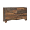 thumbnail image 6 of Sidney 5-piece Queen Panel Bedroom Set Rustic Pine, 6 of 8