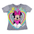 thumbnail image 1 of Playera Disney Para niña, Minnie Corazones Gris, talla 2, 1 of 3