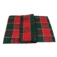 thumbnail image 4 of Royal de Noel Classic Plaid Holiday Square Tablecloth - 5 Sizes - Red and Green (65"x104"), 4 of 4