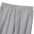 thumbnail image 6 of Men's Pants Big and Tall 54x30 Solid Color Tight Waist Drawstring Pocket Casual Sports Pants Active Fit, 6 of 9