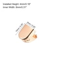 thumbnail image 2 of Uxcell 10x9mm Stainless Steel No Tie Shoelace End Clips Glossy Type, Gold 100 Pack, 2 of 5
