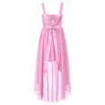 thumbnail image 2 of YEAHDOR Girls Allover Sequins Wedding Bridesmaid Party Dress Wide Shoulder Straps Prom Ball Gown Pink 10, 2 of 6