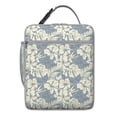 thumbnail image 5 of Tropical Flower and Leaves Insulated Lunch Box Men Reusable Lunch Tote Bag with Front Pocket Lunchbox Office Beach, 5 of 6