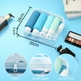 thumbnail image 3 of Micebay 6oz Silicone Travel Bottles, Leak Proof Toiletry Containers for Shampoo, Conditioner & Lotion, Blue, 3 of 9