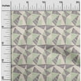 thumbnail image 2 of oneOone Georgette Viscose Light Green Fabric Tribal Craft Projects Decor Fabric Printed By The Yard 42 Inch Wide, 2 of 4