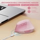 thumbnail image 4 of Mouse Vertical zienstar Rosa Ergonómico Inalámbrico Recargable Modo Dual Clic Silencioso, 4 of 7