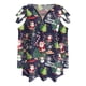 thumbnail image 4 of Sudaderas de cuello redondo de Navidad de manga larga para mujer, suéter holgado informal, blusa con estampado de gato y Papá Noel, ropa de otoño Pompotops gfhjh20802, 4 of 5