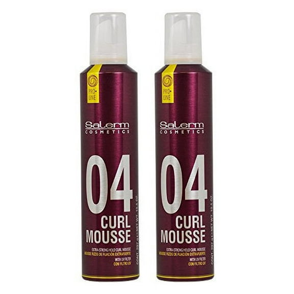 Salerm Pro-Line Curl Mousse Extra-Strong Hold 10.5oz "Pack of 2"