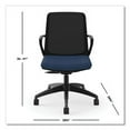 thumbnail image 4 of HON Cliq Polyester Swivel Task Chair Black/Apex Navy CLQIMAPX13T, 4 of 4