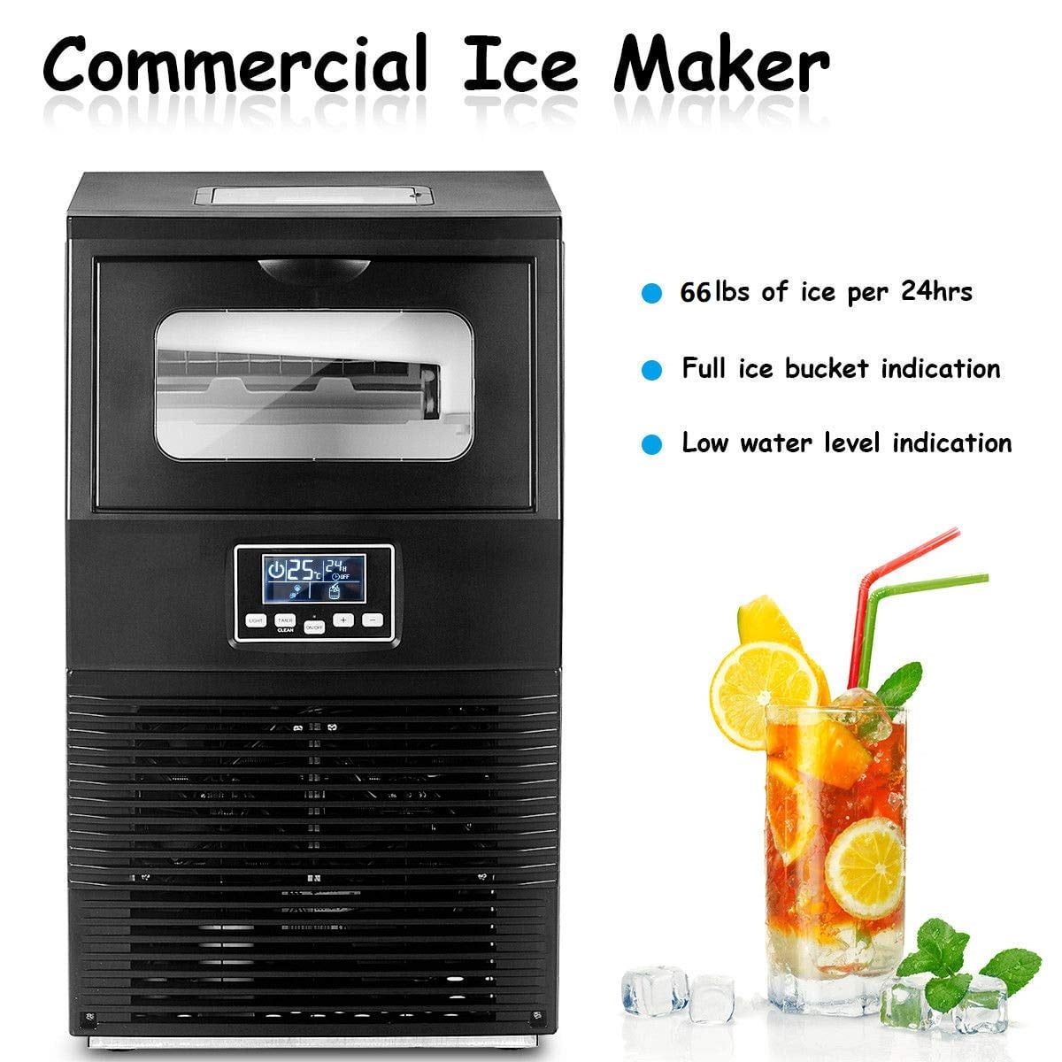 CLEARANCE! Freestanding Commercial Ice Maker Machine, BuiltIn