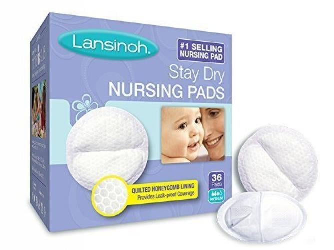 Lansinoh Disposable Nursing Breast Pads Pack of 60 Individually Wrapped 