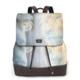 thumbnail image 1 of Easygdp The Cat Looks in the Mirror Mochila de Cuero para Mujeres, Bolso de Hombro, Bolsos de Mano de Moda para Trabajo y Viajes, 1 of 4