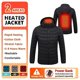 thumbnail image 1 of Chaqueta calefactora eléctrica para mujer, abrigo térmico de 21 áreas, ropa de algodón calentable para exteriores, Invierno, 1 of 4