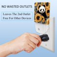 thumbnail image 3 of Panda sunflowers Square LED Night Lights - Small, Portable Lighting for Any Room - Energy Efficient & Long-lasting - for Bedroom, Bathroom, and Hallway, 3 of 6