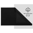 thumbnail image 3 of American Soft Linen, Non Slip Bath Rug, 100% Cotton 20x34 inches, Soft Absorbent Bath Mat Rugs, Black, 3 of 6