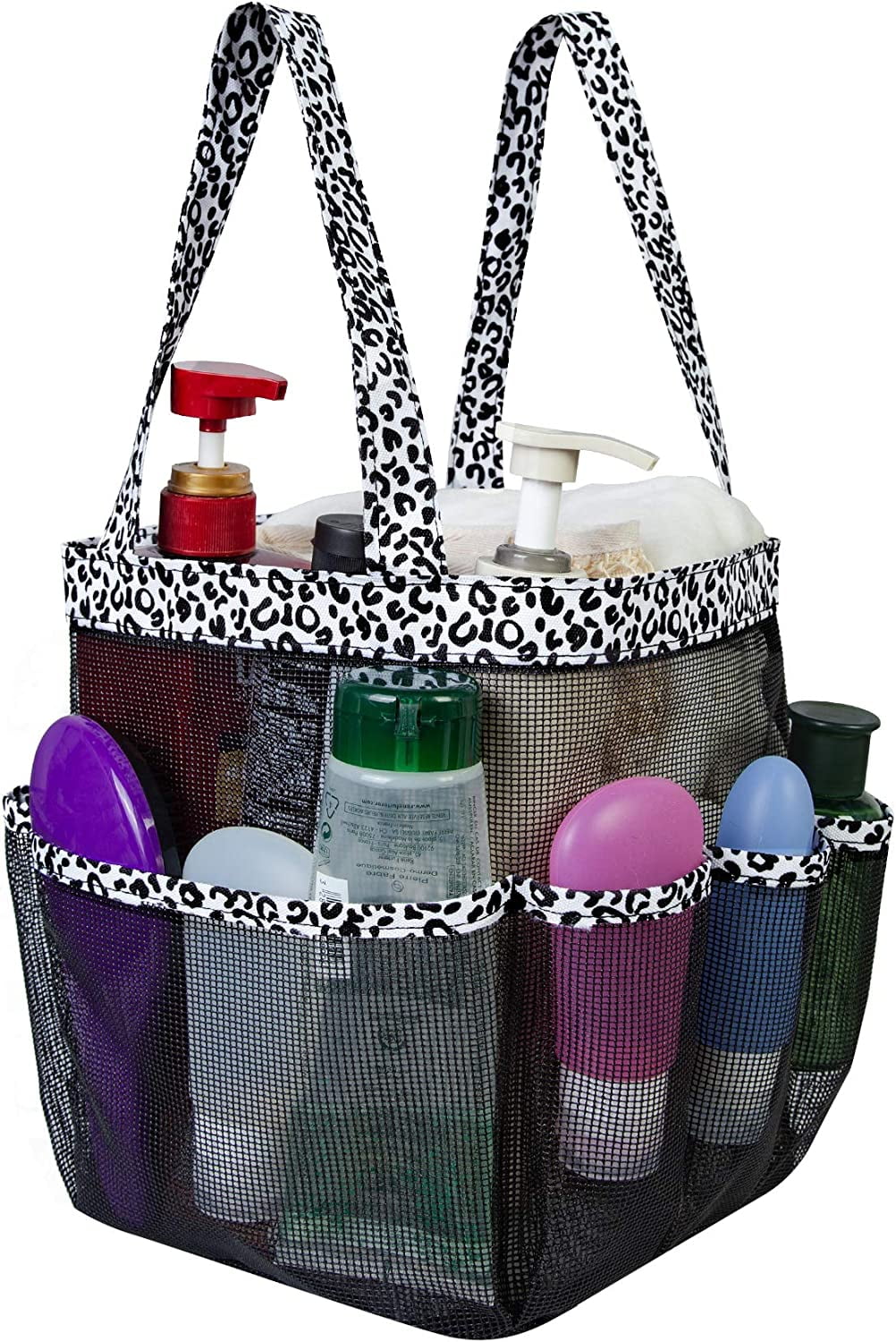Mesh Shower Caddy Basket, Shower Tote Bag Hanging Toiletry College Dorm