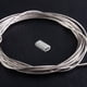 thumbnail image 5 of 100 unidades de terminales de crimpado de aluminio para cables, con casquillos de crimpado y herramienta para crimpar cables de acero., 5 of 8
