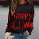 thumbnail image 2 of Sudadera con estampado de terror de Halloween en 3D de Harajuku, sudaderas con cuello redondo con estampado de sangre roja, ropa de moda para mujer, sudadera, 2 of 5