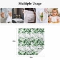 thumbnail image 5 of Green Floral Cloth Napkins, Vintage Farmhouse Garden Flower Leaves Washable and Reusable Dinner Napkins Set of 4, Table Napkin for Kitchen Party Birthday Wedding Hotel Housewarming 20"x20", 5 of 9