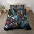 thumbnail image 3 of Lotusprinthandmade Floral Skull Halloween Bedding Set (Made in Vietnam) (104x88), Durable And High-Quality Bedding for Lovers, 3 of 6