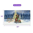 thumbnail image 5 of Merry Christmas Wirehaired Pointing Griffon Snowy Winter with Tree Decorations Doormat Dog Lover Indoor Outdoor Welcome Mat - 12020, 5 of 5